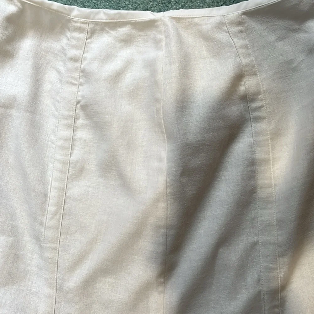 Christopher & Banks Elegant White Maxi Skirt - Picture 3 of 5